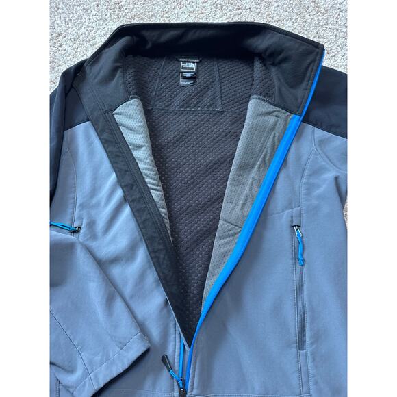 THE NORTH FACE Shellrock Jacket Mens Medium;  Black, Gray & Blue - Picture 6 of 13